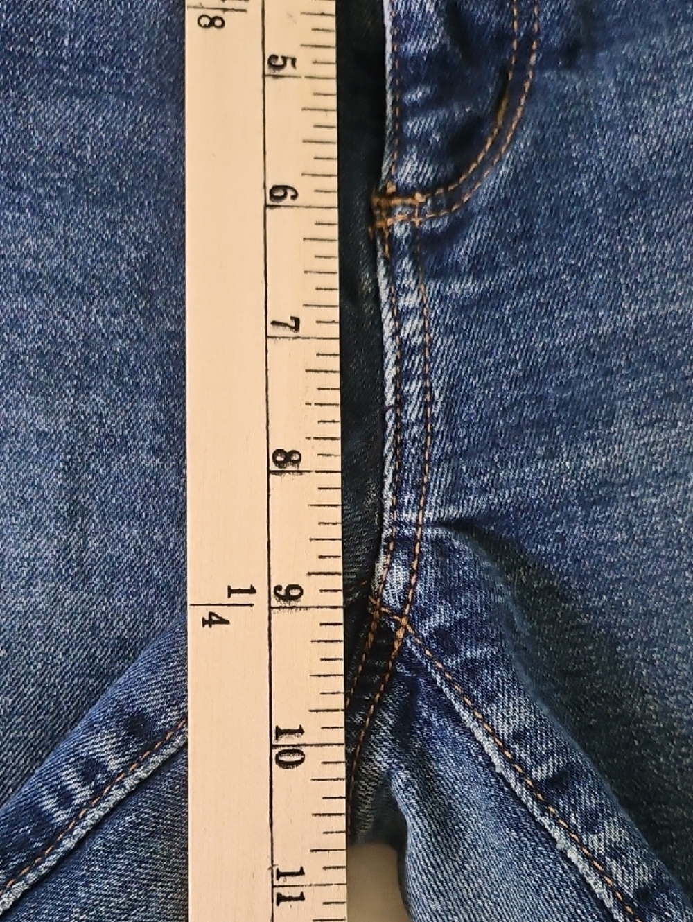 LOFT - Curvy Straight Split Ankle Jeans- Size 6 - Picture 4 of 8